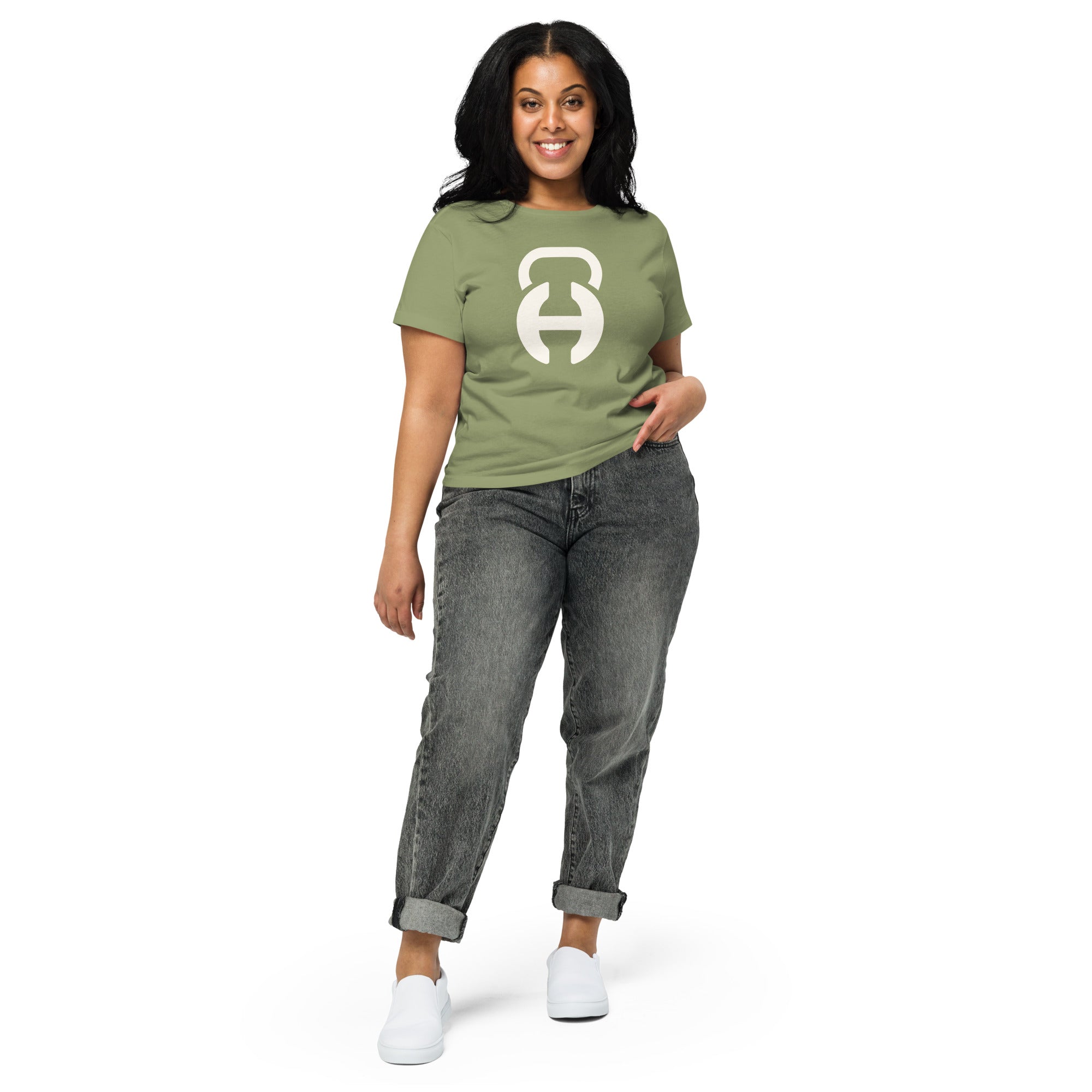 Habitat Logo Artichoke/White Women’s High-Waisted T-Shirt