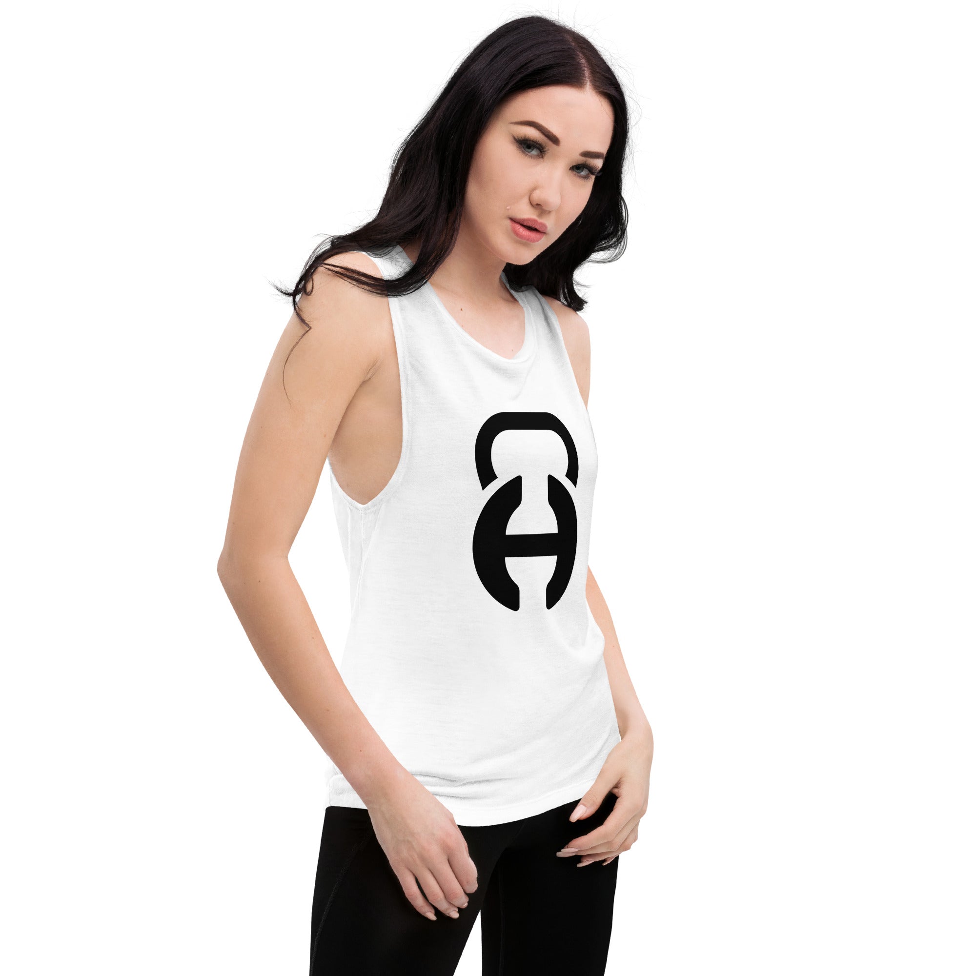 Logo White Ladies’ Muscle Tank