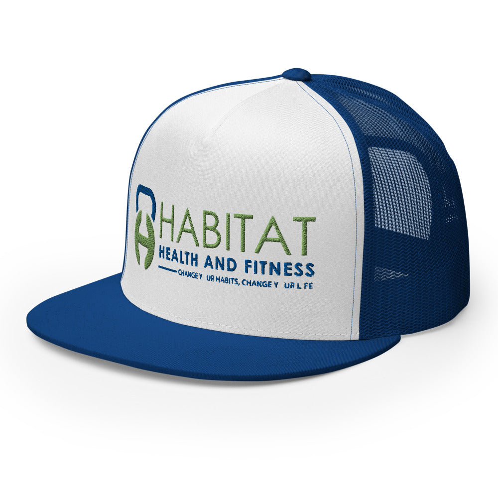 Logo Full white/blue Trucker Cap