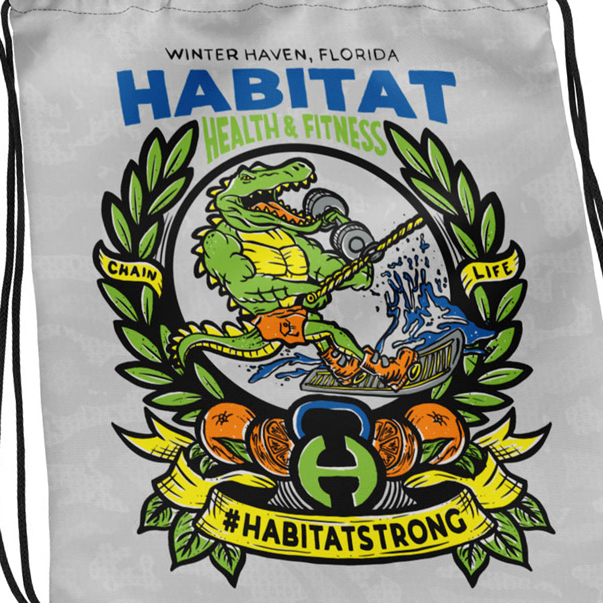 VIP Gator Drawstring bag