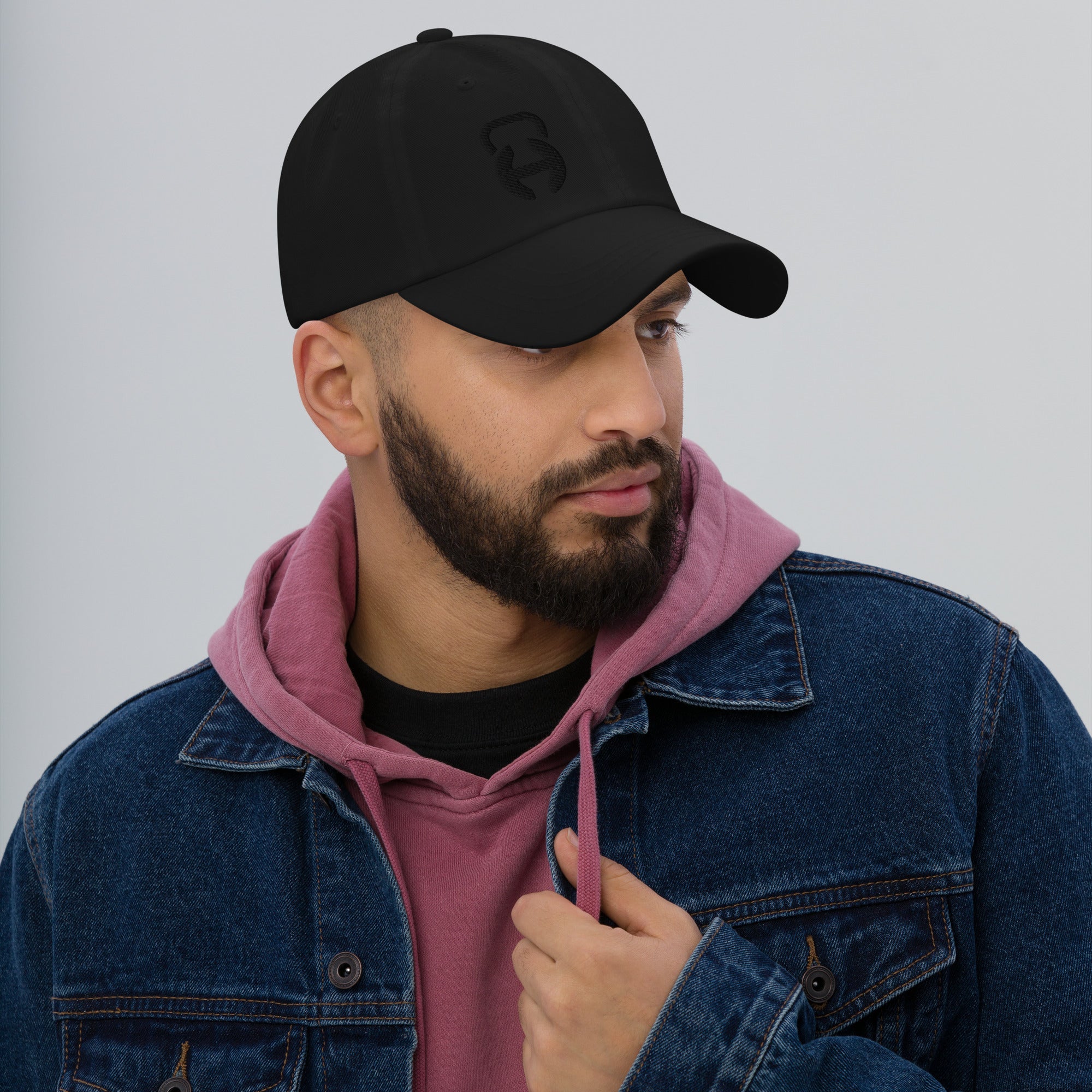 Black on Black Habitat Dad hat