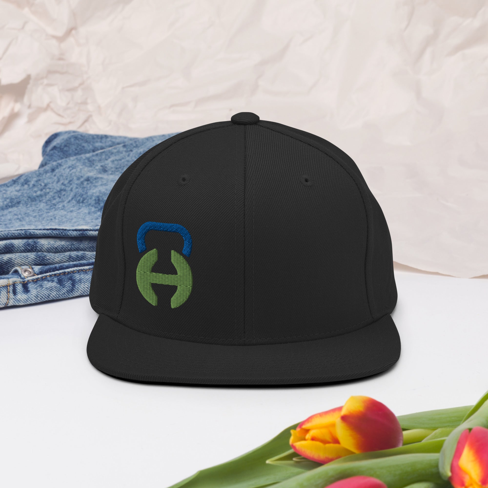Habitat on Black Snapback Hat