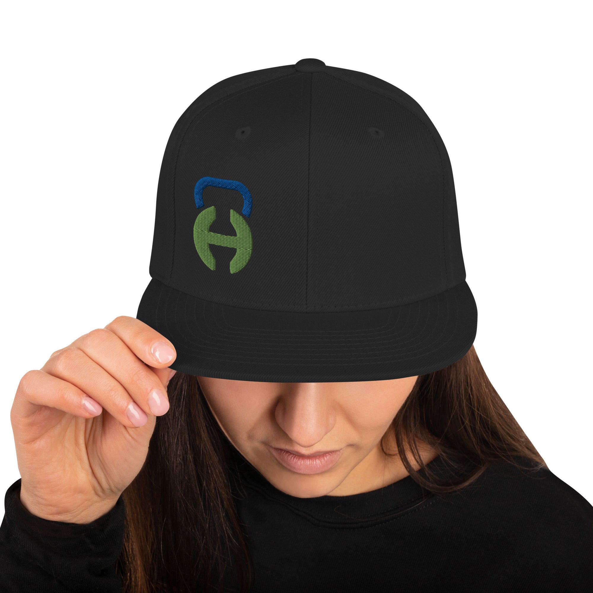 Habitat on Black Snapback Hat