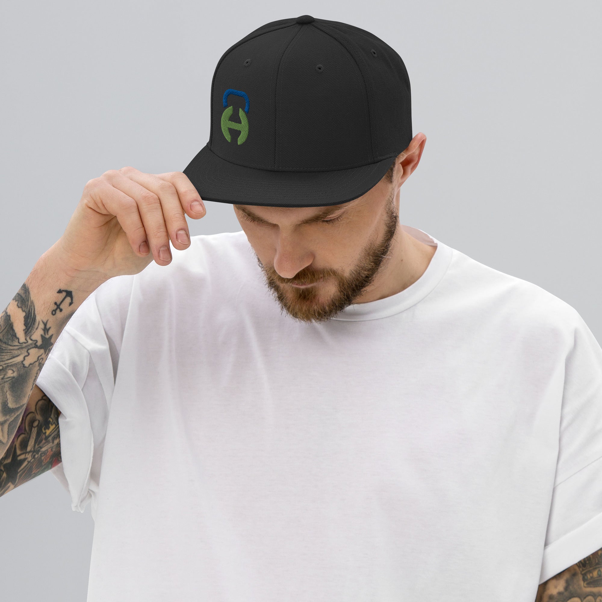 Habitat on Black Snapback Hat