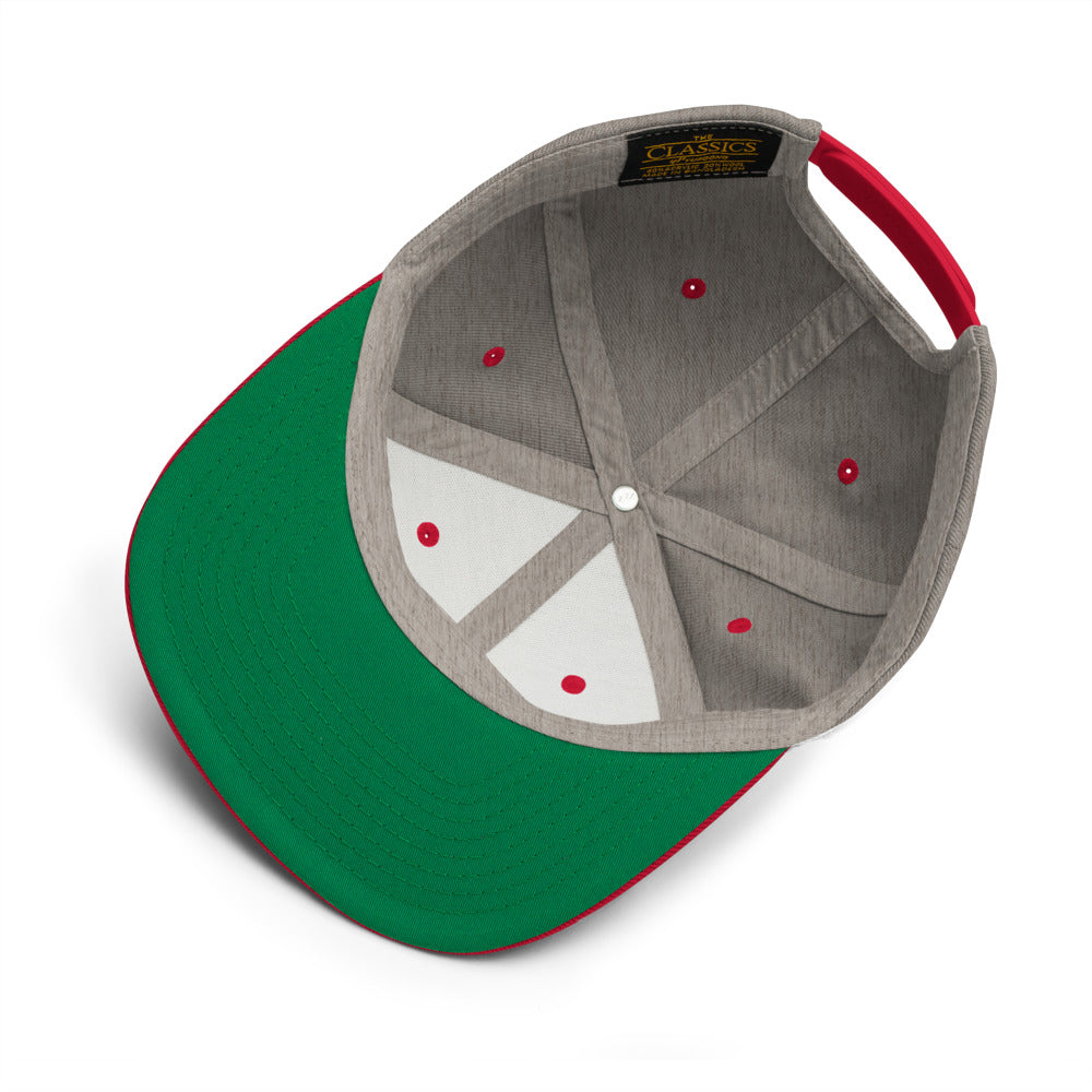 Super Habit red/grey Snapback Hat