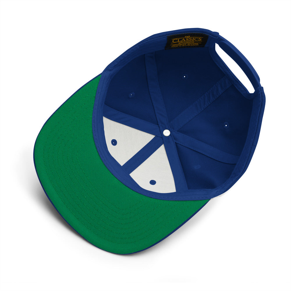 Logo Blue Snapback Hat
