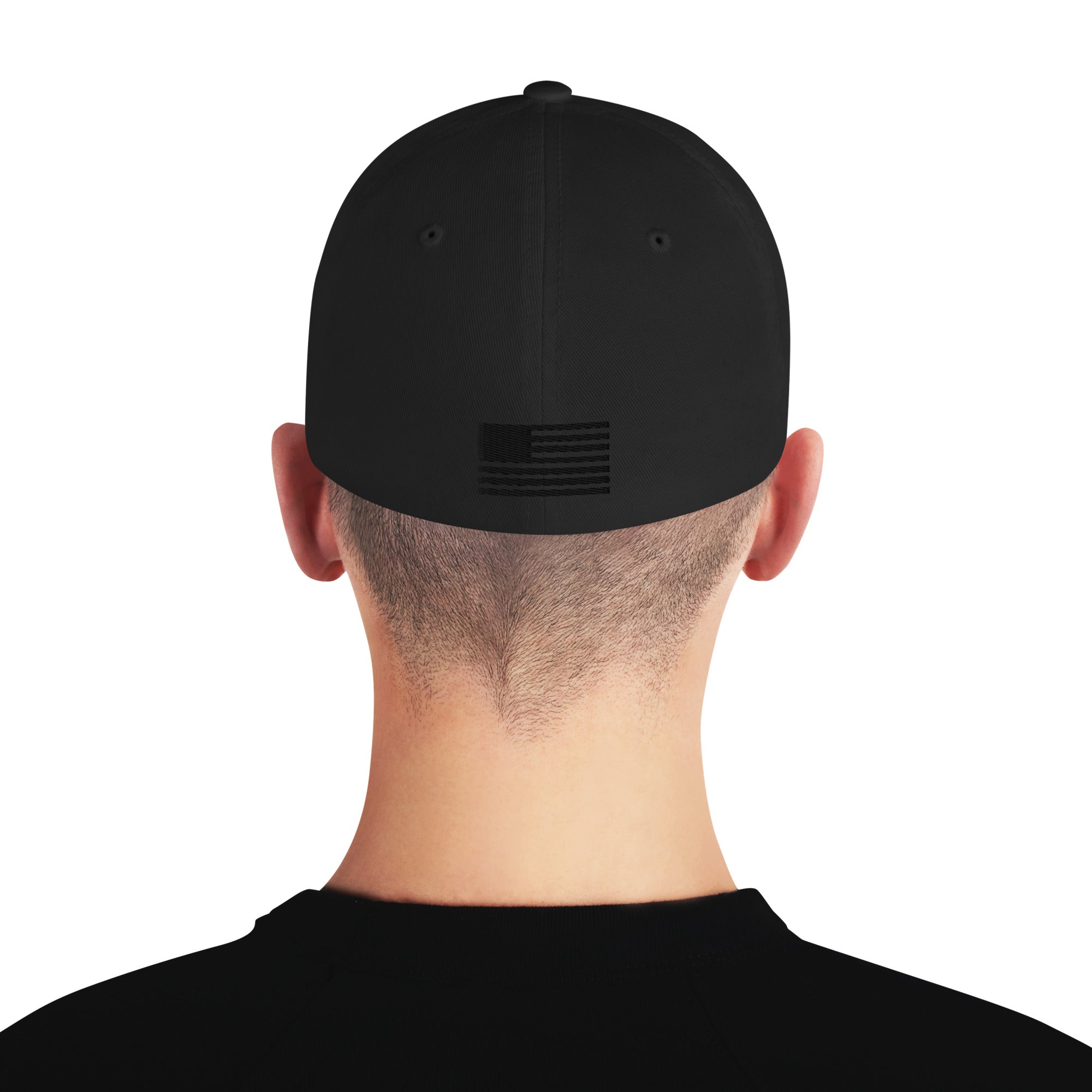 Black on Black Structured Twill Cap