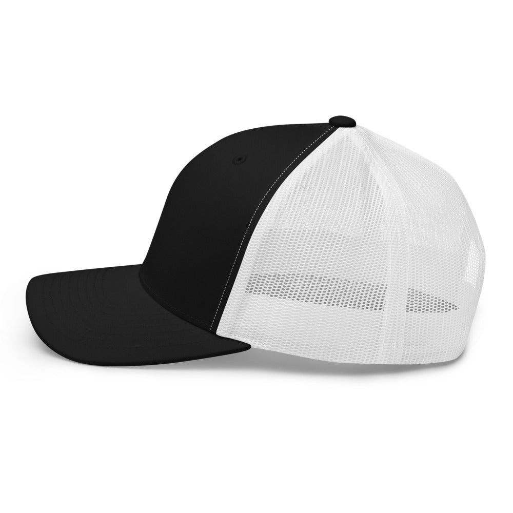 Logo white and blackTrucker Cap