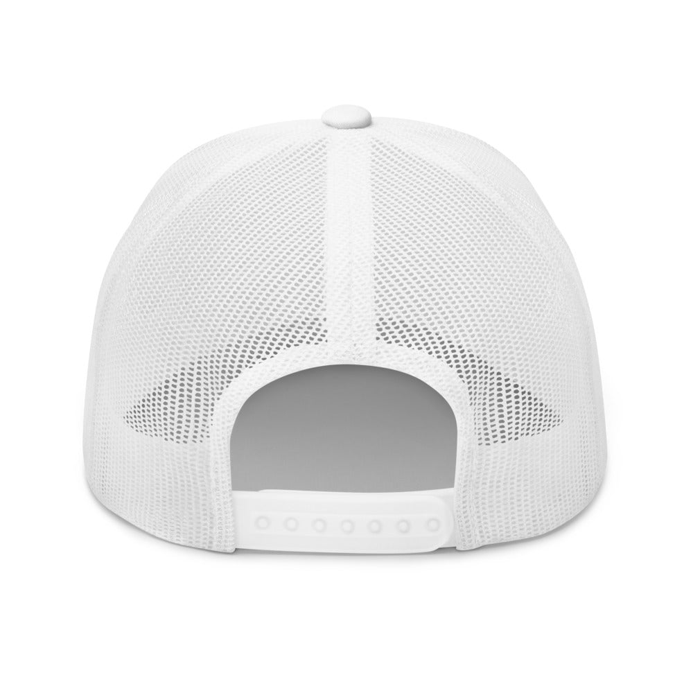 Logo White Trucker Cap