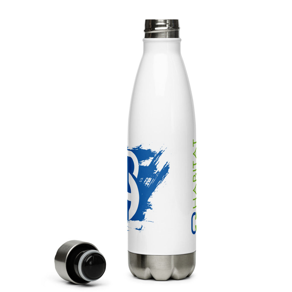 Logo Brush Stainless Steel Water Bottle