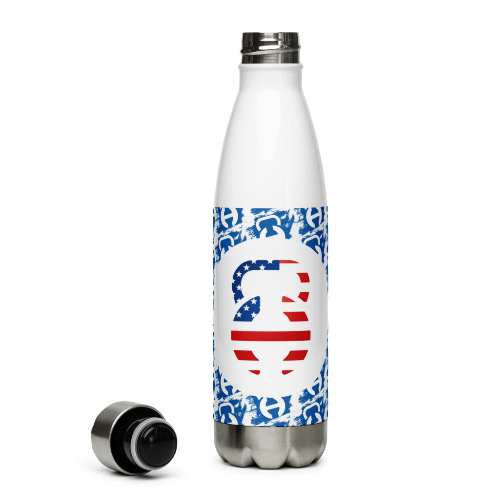 Flag Stainless Steel Water Bottle