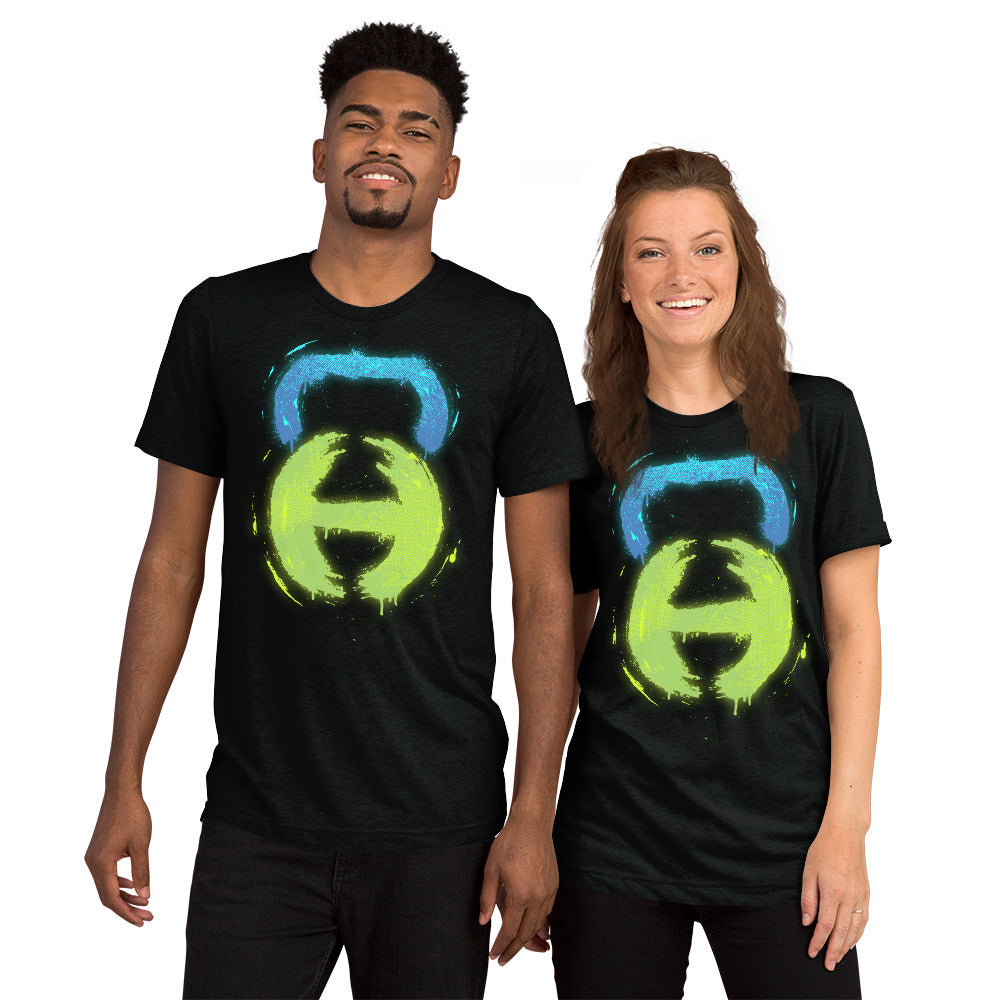 Unisex Glow Habitat Short sleeve Tri-Blend t-shirt