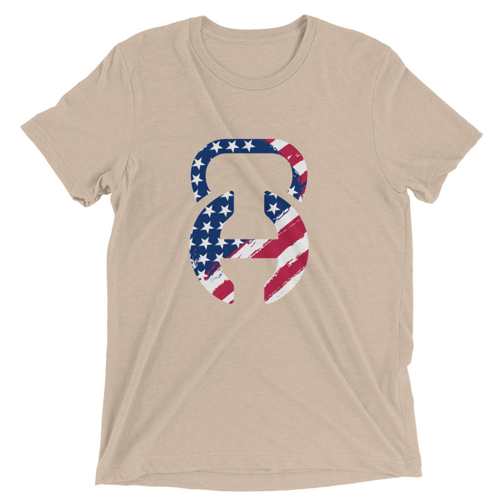 Freedom Tan Unisex Tri-Blend T-Shirt