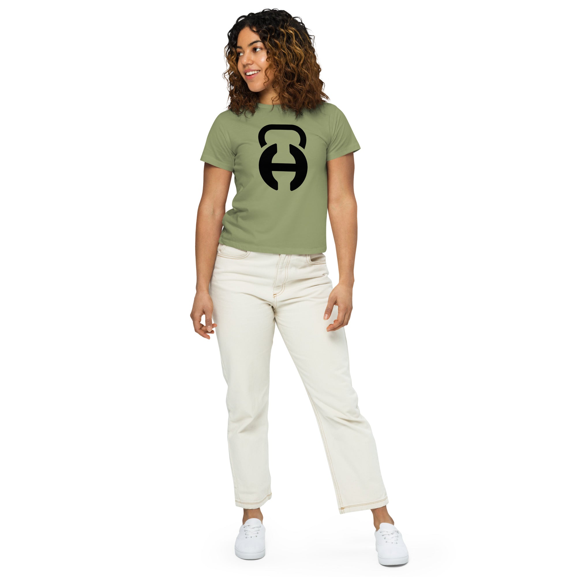 Habitat Logo Artichoke/Black Women’s high-waisted t-shirt