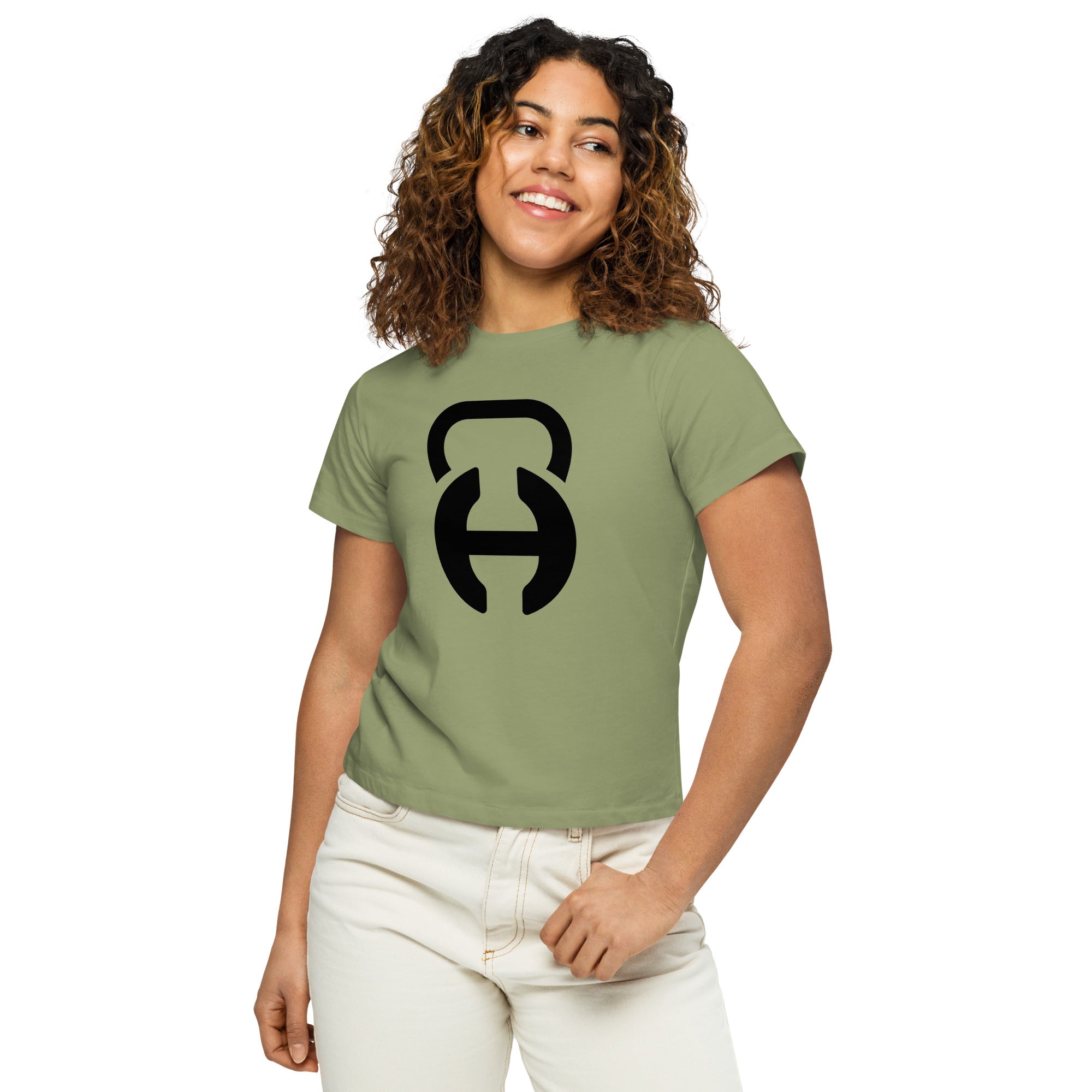 Habitat Logo Artichoke/Black Women’s high-waisted t-shirt