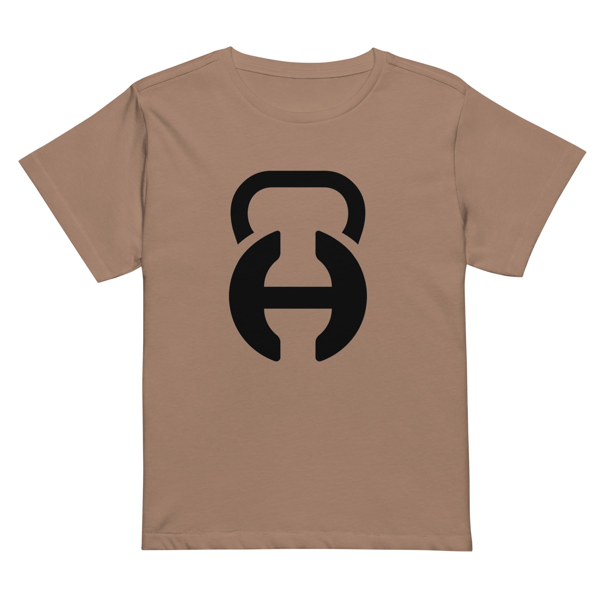 Habitat Logo Latte/Black Women’s High-Waisted T-Shirt