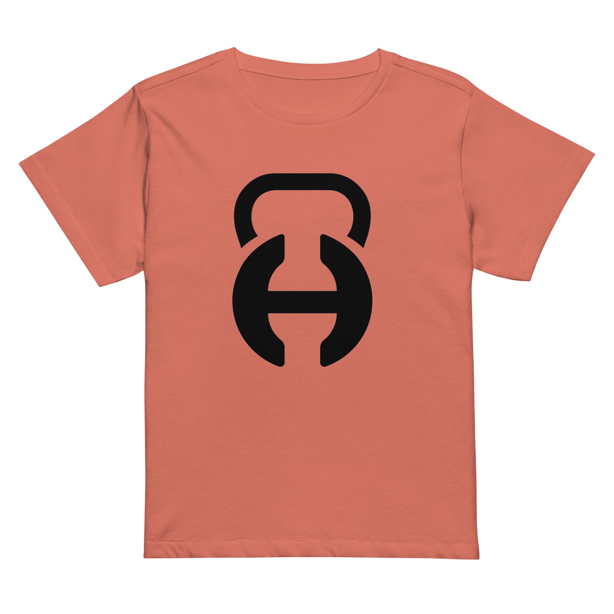 Habitat Logo Red Sorbet/Black Women’s high-waisted t-shirt