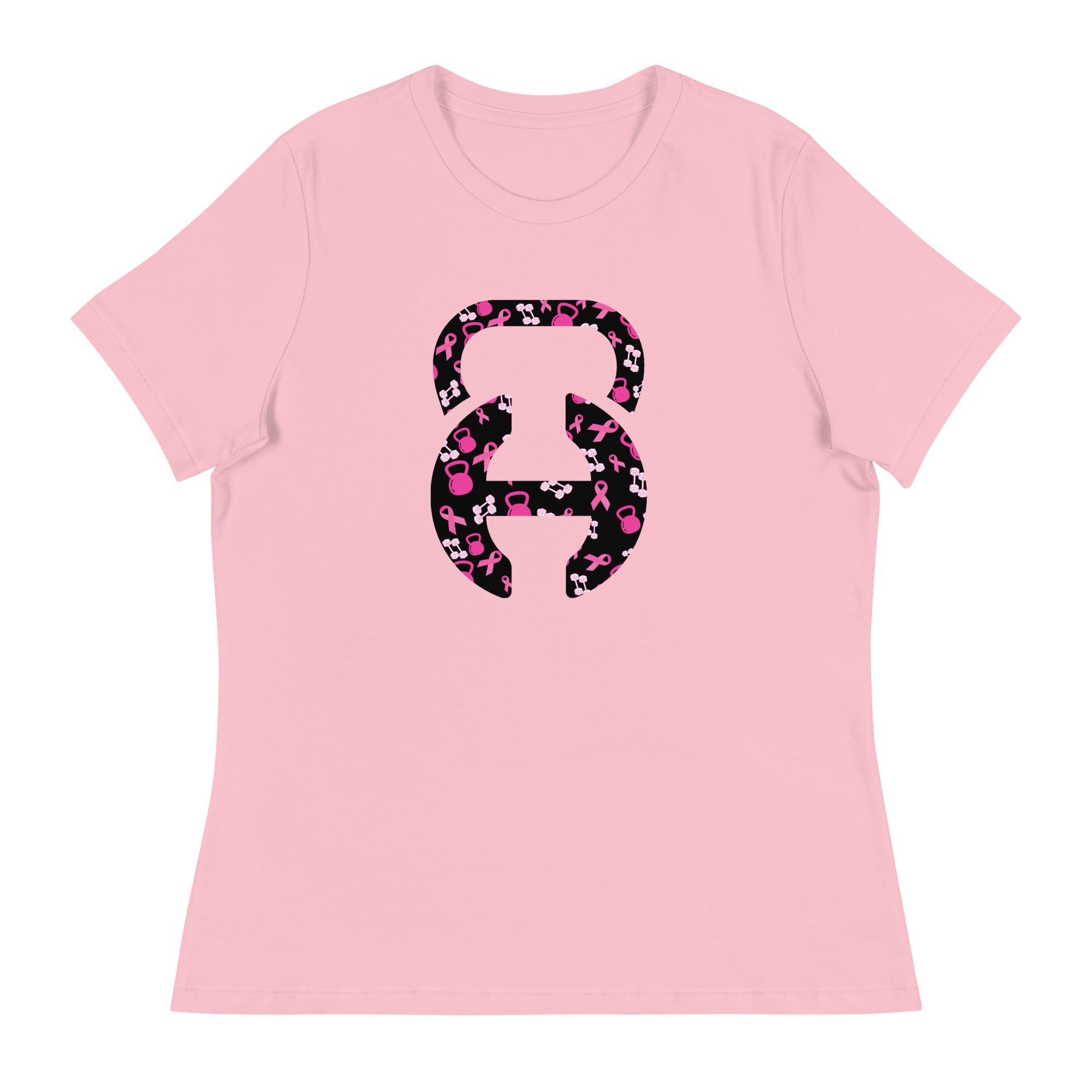 Breast Cancer Women's Relaxed Tee Pink