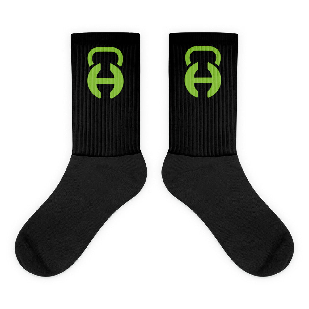 Logo Black Socks
