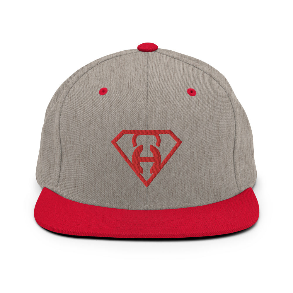 Super Habit red/grey Snapback Hat