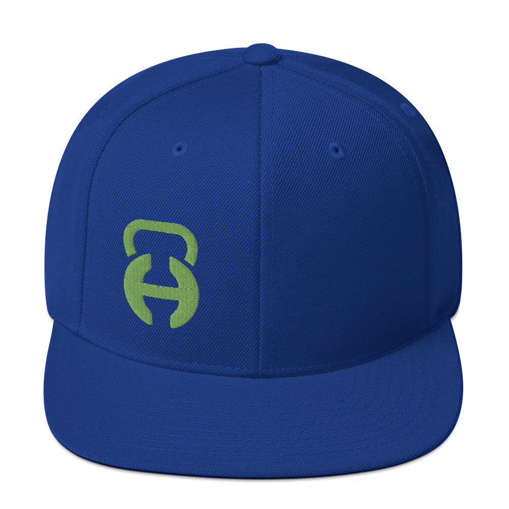 Logo Blue Snapback Hat