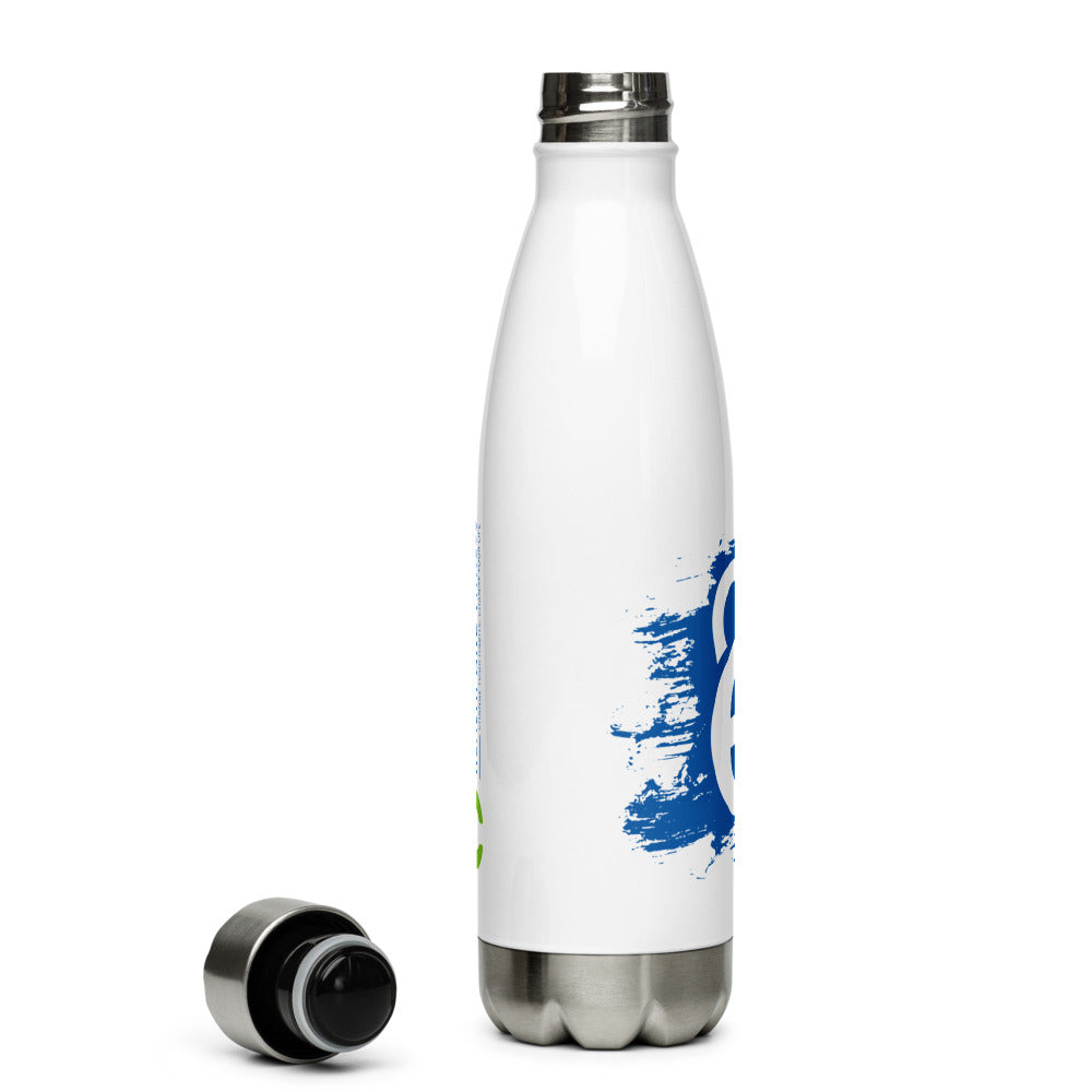 Logo Brush Stainless Steel Water Bottle